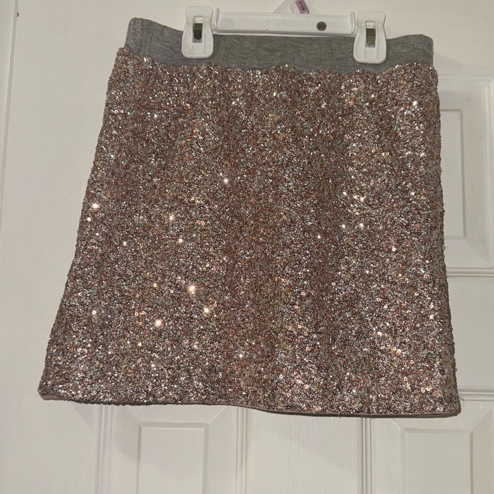Johnnie B  Boden Girl gold sequined skirt size 9-10 yr